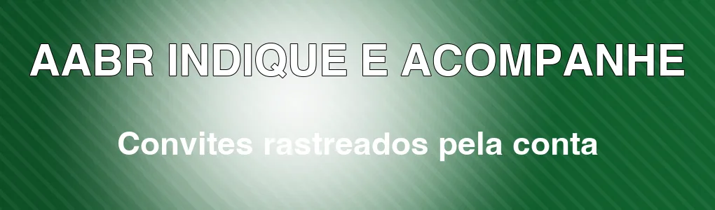 AABR: indique amigos e acompanhe pela conta